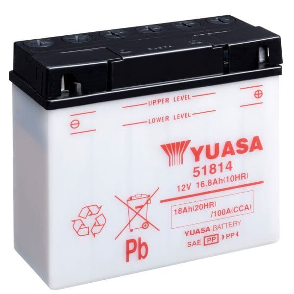 Yuasa 51814 Motorcycle Battery