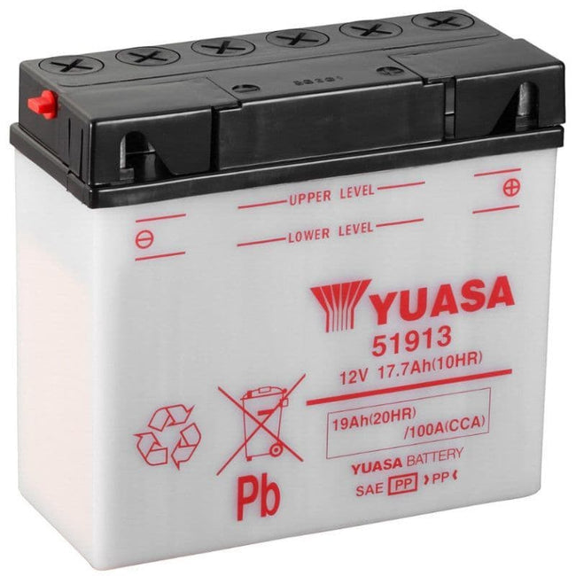 Yuasa 51913 Motorcycle Battery