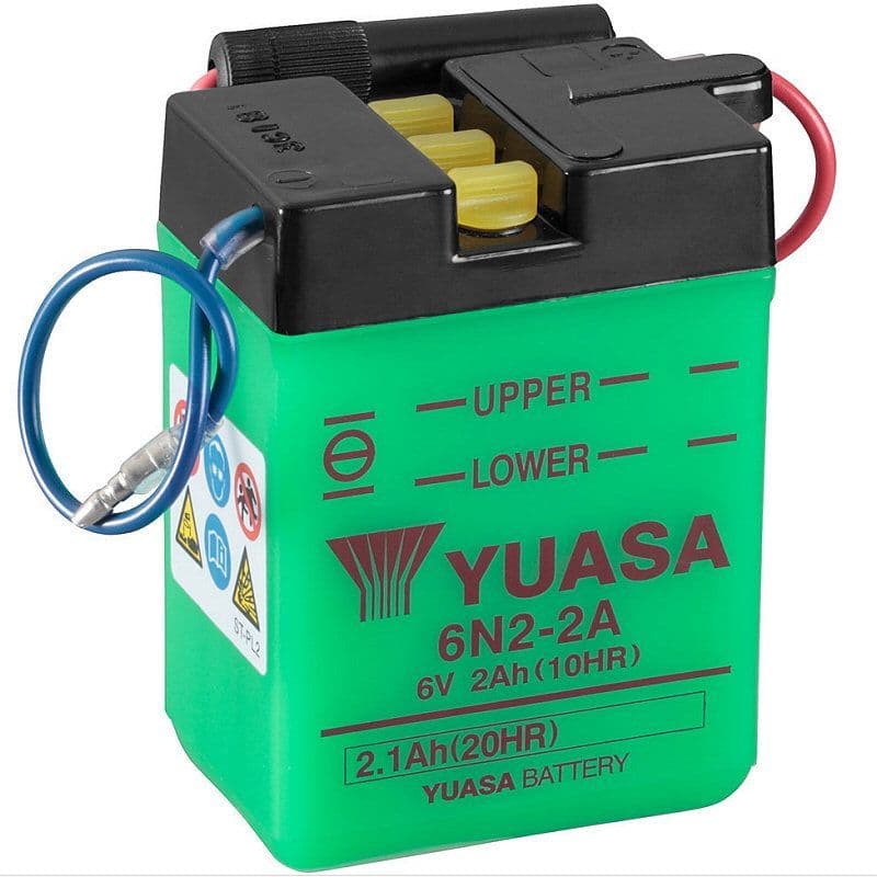 Yuasa 6N2-2A Motorcycle Battery