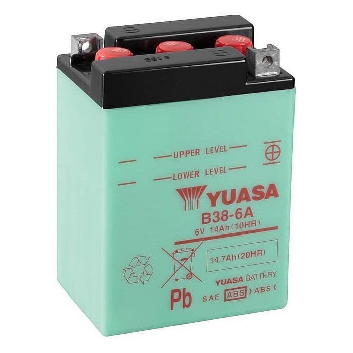 Yuasa B38-6A Motorcycle Battery