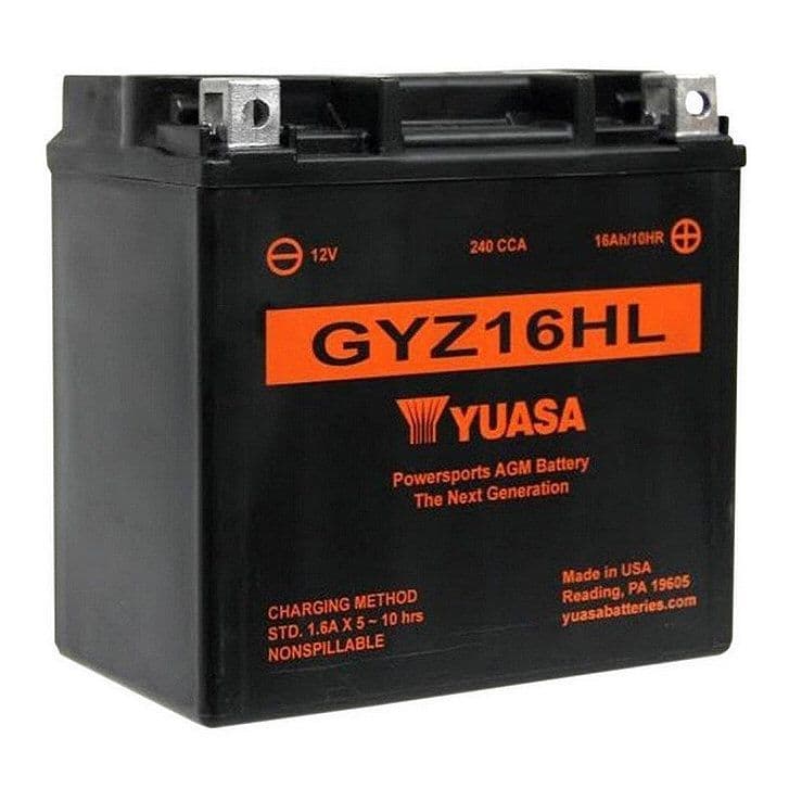 Yuasa GYZ16HL Motorcycle Battery