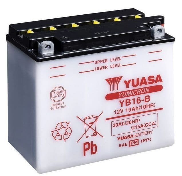 Yuasa YB16-B Motorcycle Battery