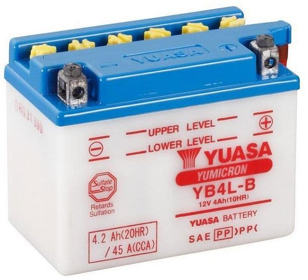 Yuasa YB4L-B Motorcycle Battery