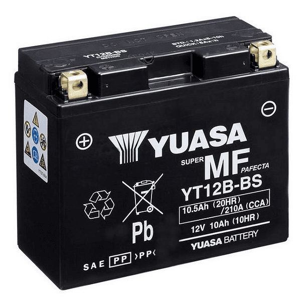 Yuasa YT12B-BS Motorcycle Battery