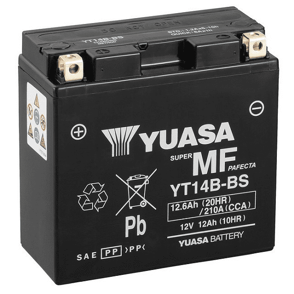 Yuasa YT14B-BS Motorcycle Battery