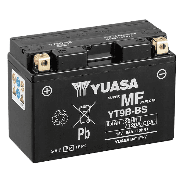 Yuasa YT9B-BS Motorcycle Battery