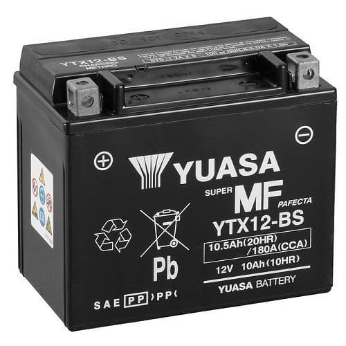 Yuasa YTX12-BS Motorcycle Battery