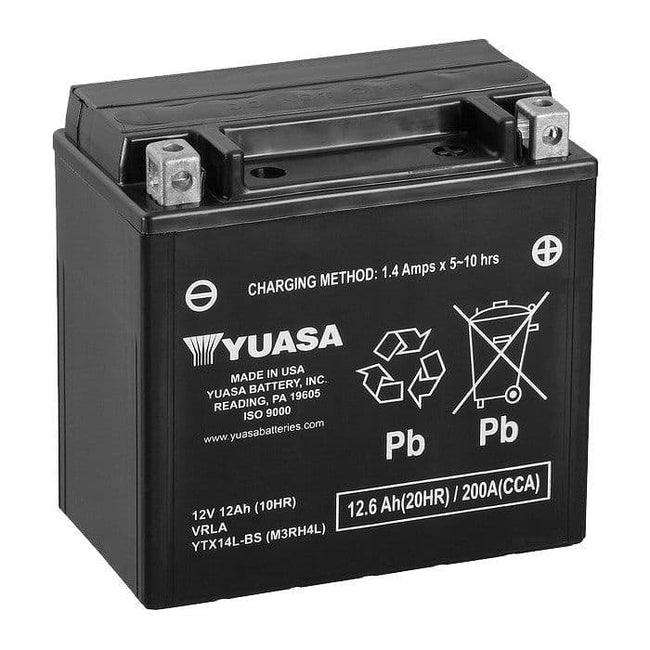 Yuasa YTX14L-BS Motorcycle Battery
