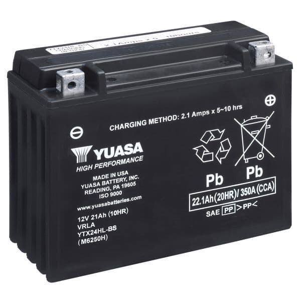 Yuasa YTX24HL-BS Motorcycle Battery