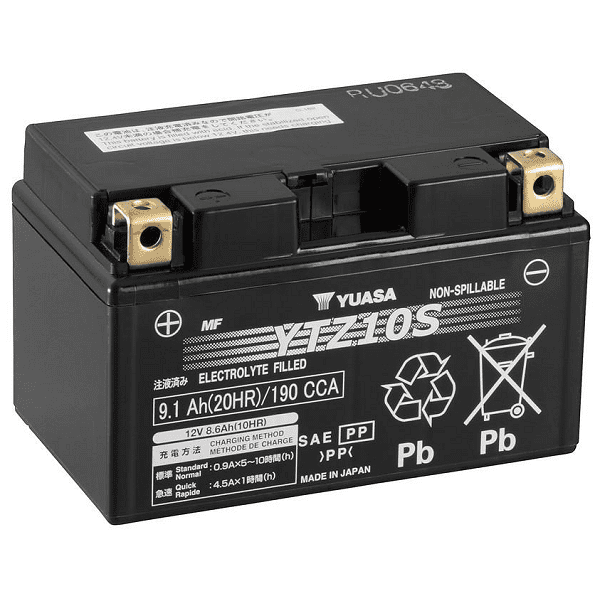 Yuasa YTZ10S Motorcycle Battery