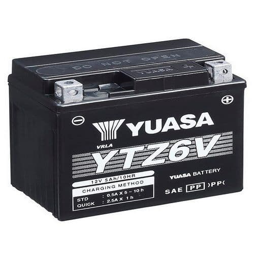 Yuasa YTZ6 Motorcycle Battery YTZ6V