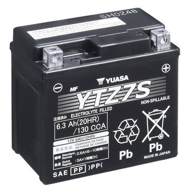 Yuasa YTZ7S Motorcycle Battery